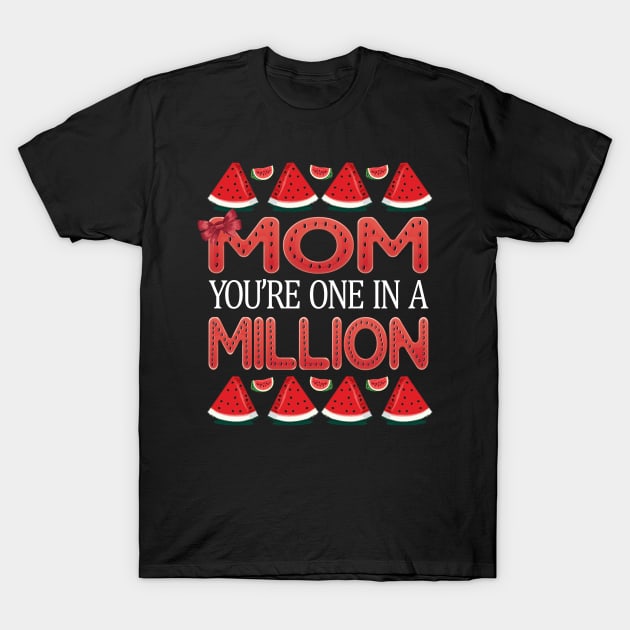 Mom You Are One In a Million Mother's Day Gift T-Shirt by Fargo